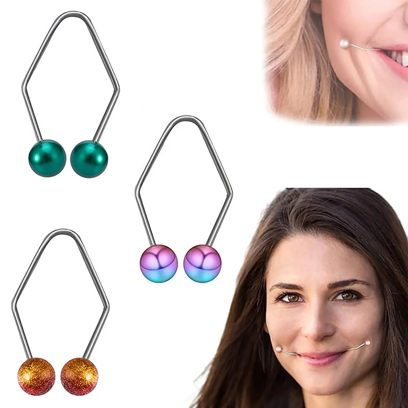 

1 пара креативных искусственных ячеек для щек, женские ячейки, естественная улыбка, ячейки для тренировок