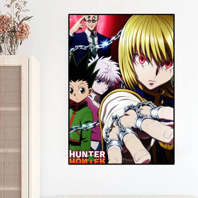 Anime HUNTER x HUNTER Gon Zoldyck Hisoka POSTER Poster Prints Wall Painting Bedroom Living Room Decoration Home anime poster poster prints