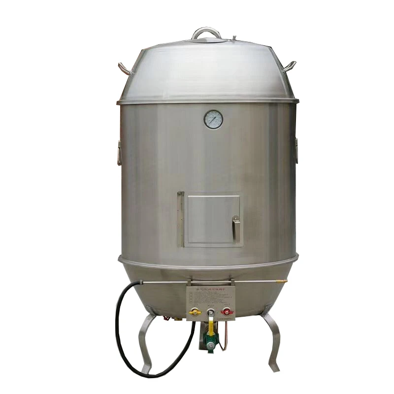 

Ротационная Машина из нержавеющей стали для гриля курицы, китайское оборудование, устройство для обжарки утки газом