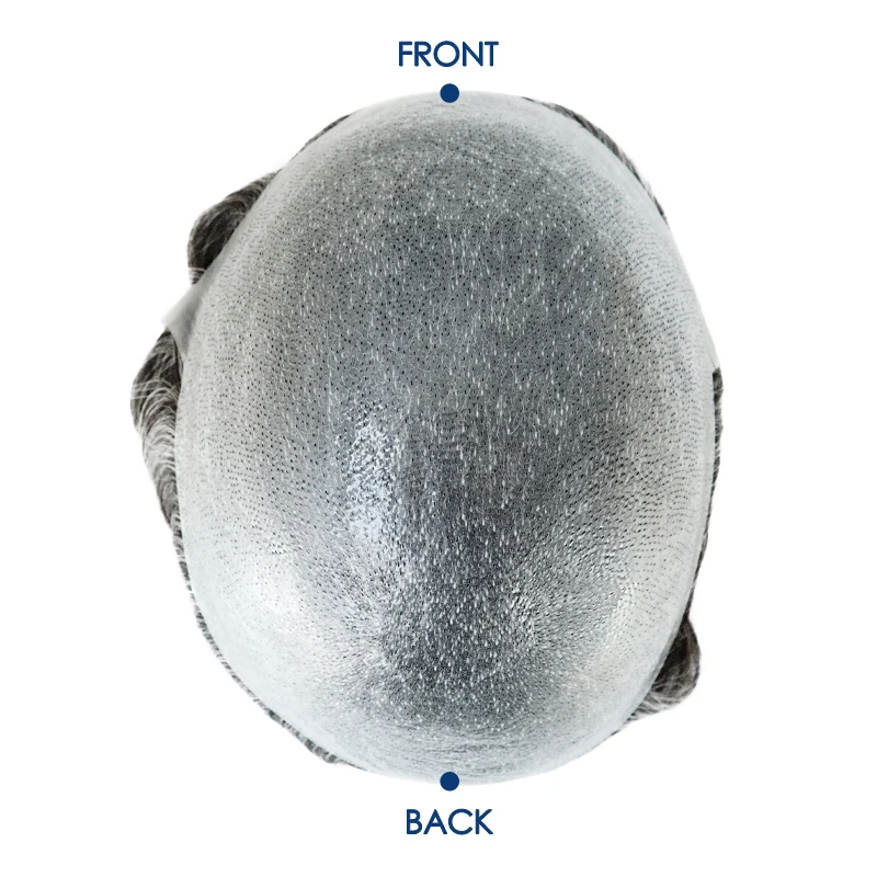 Human Hair Toupee GLORYHAIR OS25 Bio-Thin Skin Men Toupee PU Men's Capillary Prothesis Peruk Fine Quality Indian Human Hair Men Wig