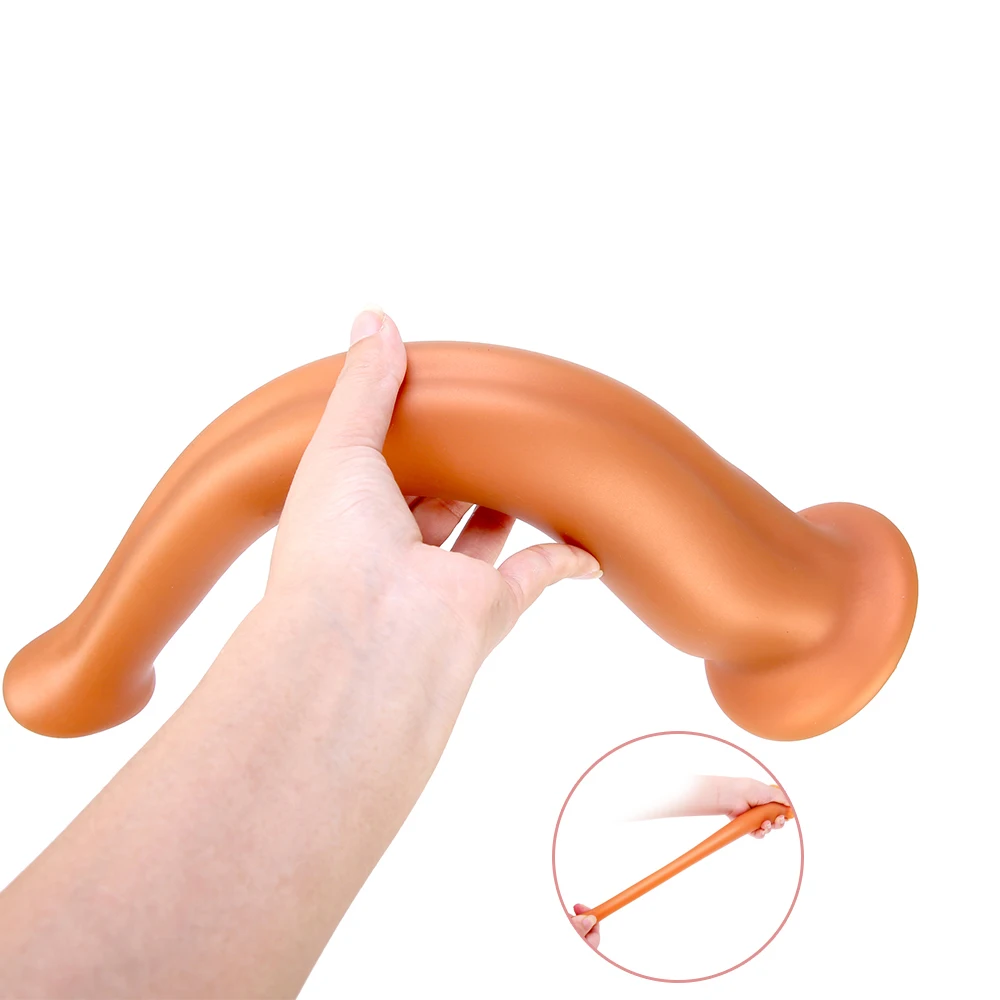 Plug Long Anal Dildo Realistic Buttplug Sex Toys For Women/ Men Masturbators Fake Sexy Anal Toys Adults_voghion.com