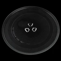 Plateau à disque en verre pour four à micro-ondes 245mm, plateau tournant de type Y, plaques à palette plates inférieures 4