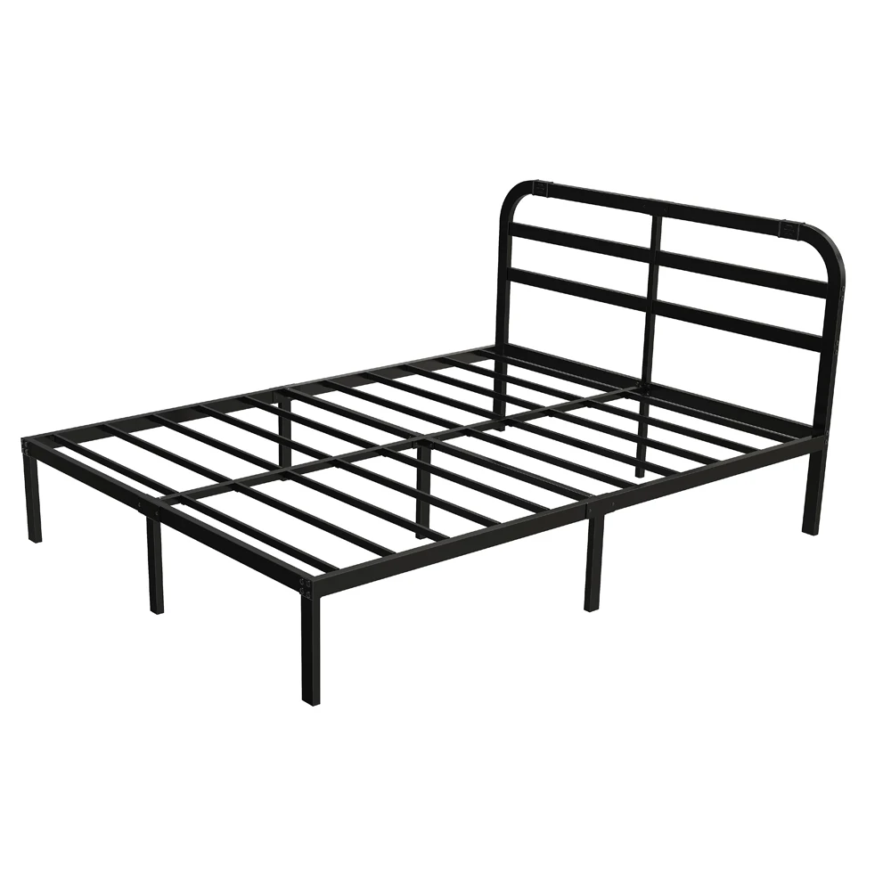 Heavy Duty Metal Bed Frame Headboard 3500 lbs Max Weight Capacity Metal Platform Easy Assembly Mattress Foundation bed frame