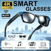 AI Smart Video Glasses with Camera and Photo Capabilities, featuring an 8MP camera, 1080P HD video recording, 4K resolution, 1