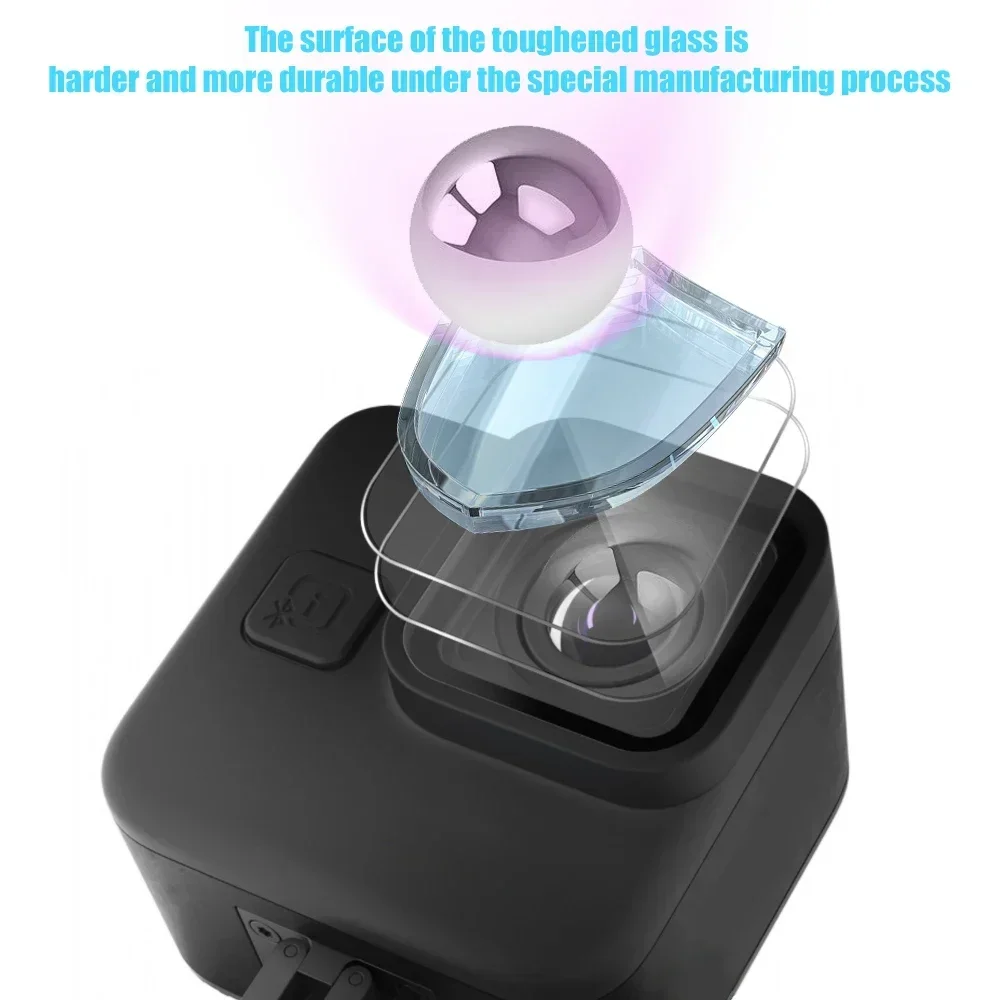 Action Camera Accessory Action Camera Protector For GoPro Hero 13 12 11 10 9 Action Camera Lens Protective Film Tempered Glass Screen Protector
