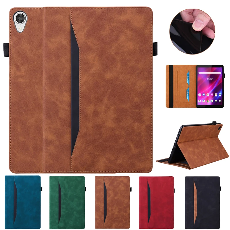 Capa para Lenovo Tab m8 m Fhd Tb8505x 8505f 8506f 8705f Tablet Case Couro do Plutônio Negócio Folio Escudo para Motorola Tab G20 Capa