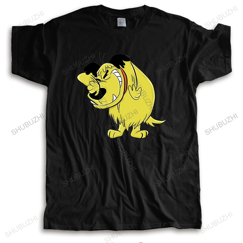 Maglietta A Maniche Corte Da Uomo Girocollo Da Uomo Top Mutley Cartone Animato Che Ride Ride Dog Brand Unisex Teeshir Per Lui Plus Size