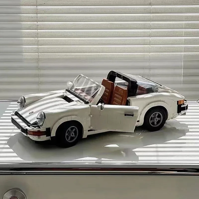 

New White Hypercar Super Racing Car Fit Technical Model Building Blocks Children Toys Birthday Gifts 10295 1458PCS