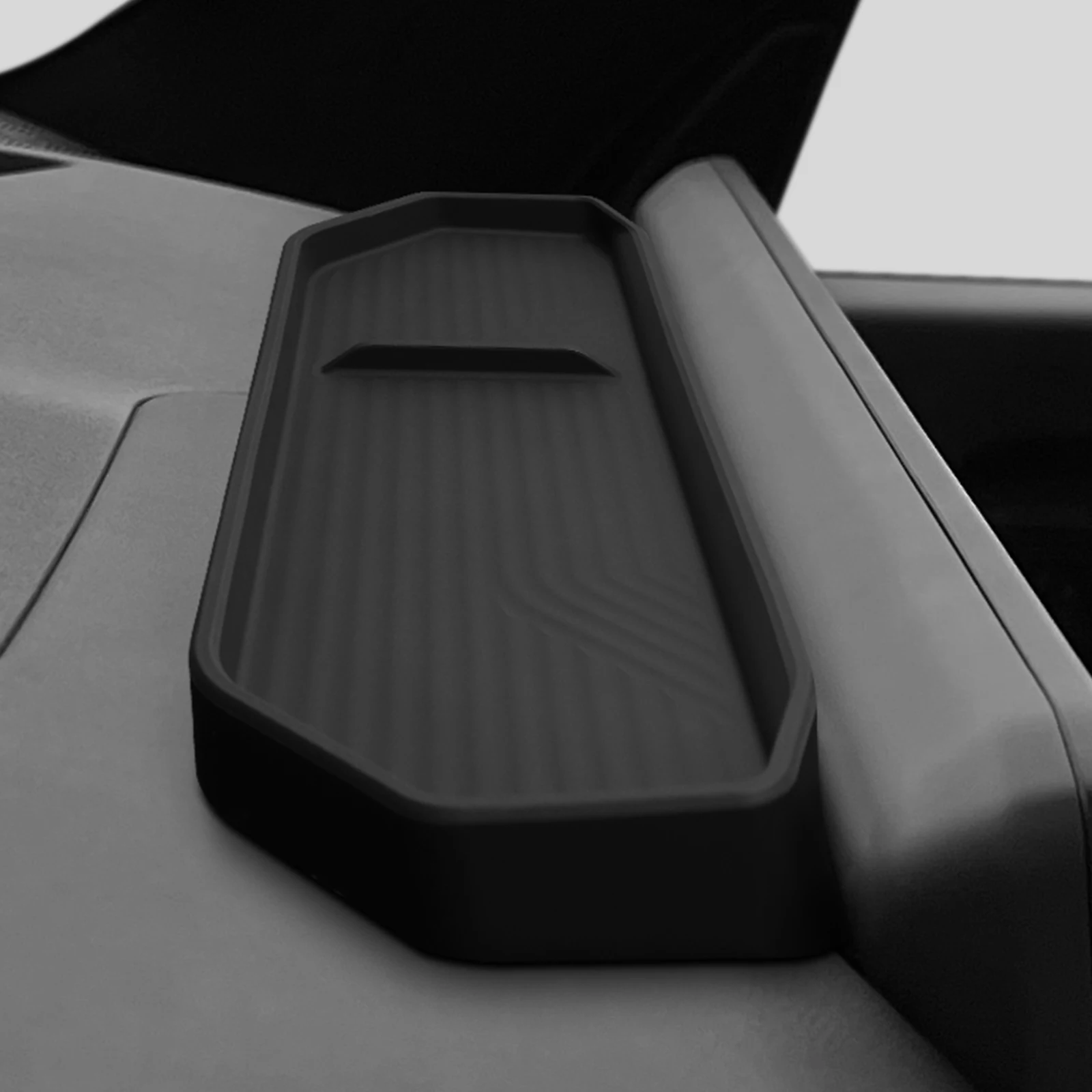 LUCKEASY für Kia EV9 2024-2025 Armaturenbrett-Aufbewahrungsfach Auto-Innenausstattung Zubehör Zentraler Bildschirm Hinteres Aufbewahrungspad – Detail 7
