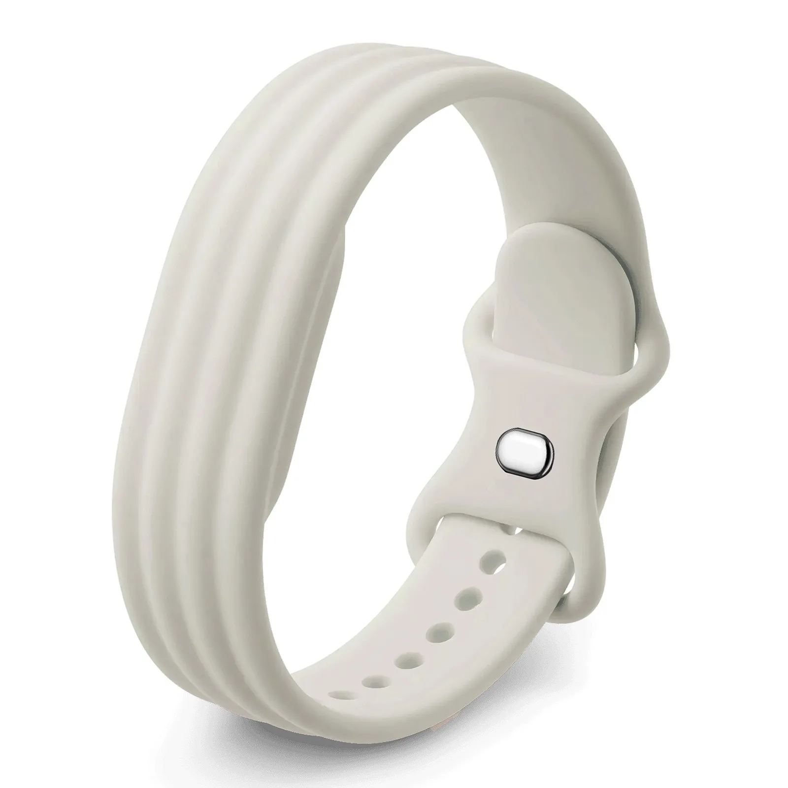 Breathable Silicone Sports Watch Strap - Universal Fit Replacement Wristband