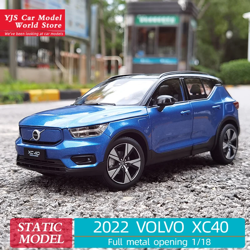 1:18 2022 Pure Electric Volvo Xc40 Alloy Car Model Display Collection Regali Per Amici E Parenti