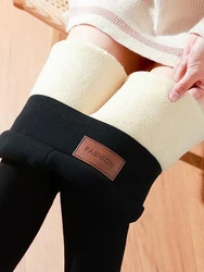 Thick Leggings Women Outwear Winter Keep Warm Tights Slim Fleece Thermal Legging High Waist Elasticity Leggins Female Pants