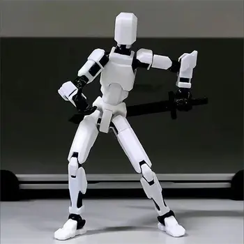 Figures Toys Movable Robot Multi-Jointed Dummy 13 3D Printed Mannequin Action Figure Model Doll Shapeshift Robot Collection Toy