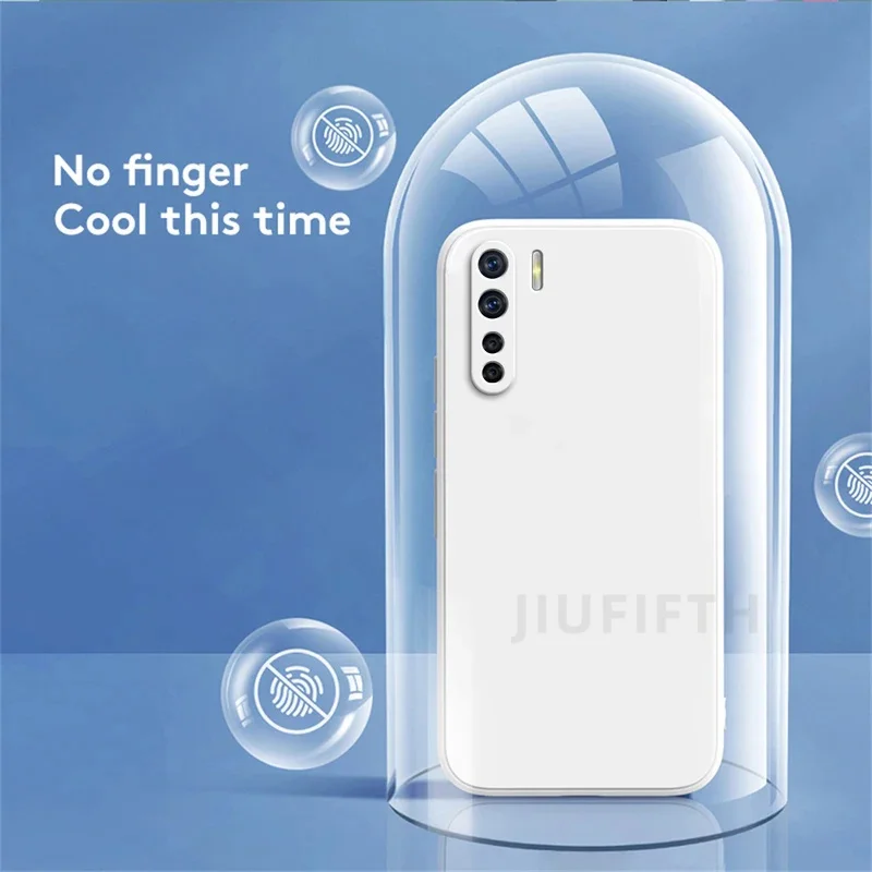 Premium Soft Silicone Square Case with Camera Protection - Luxury Classic Cover