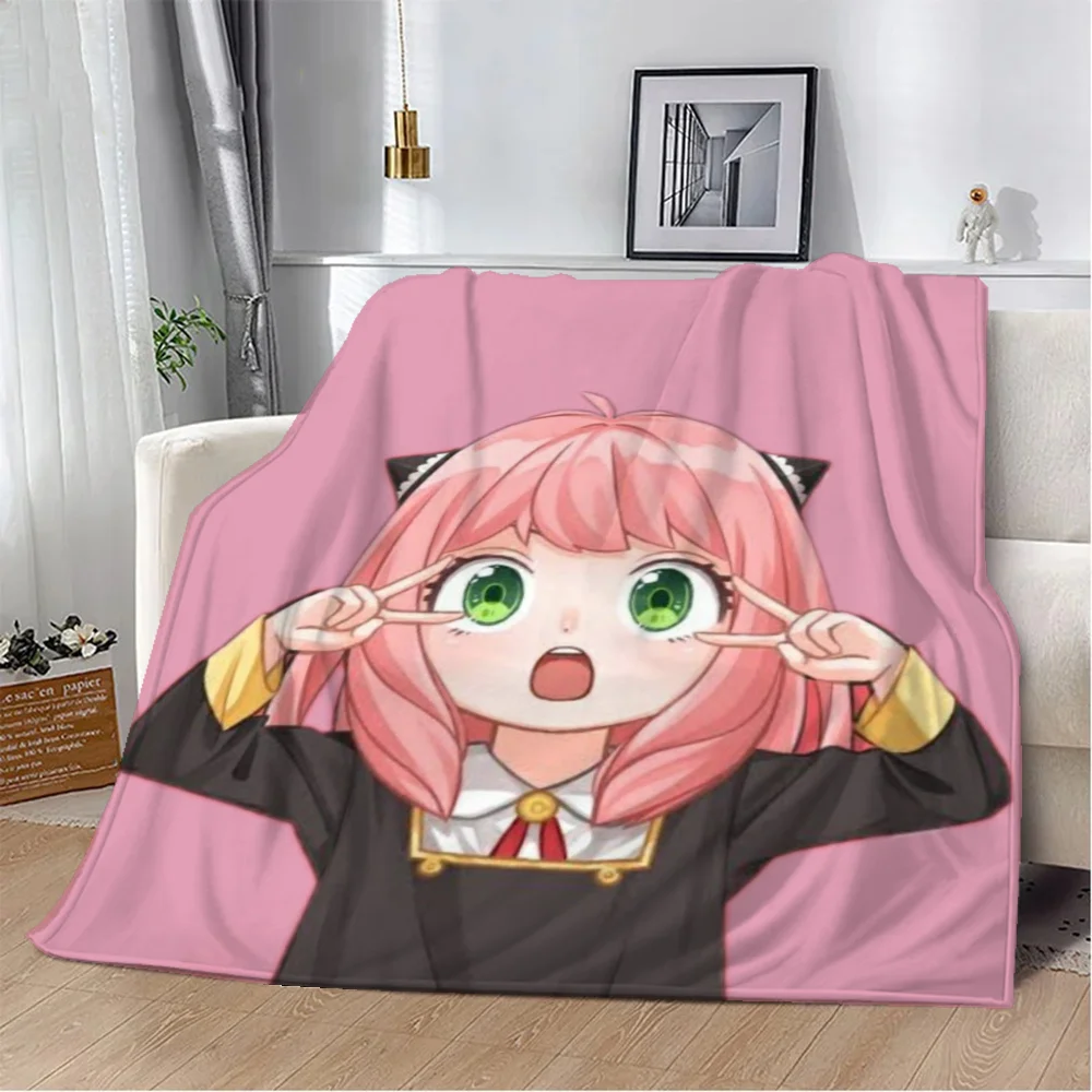 Spy X Family Fluffy Soft Blankets for Decorative Sofa Blanket Home and Decoration Microfiber Bedding Bed Throw Beach Towel Knee 2
