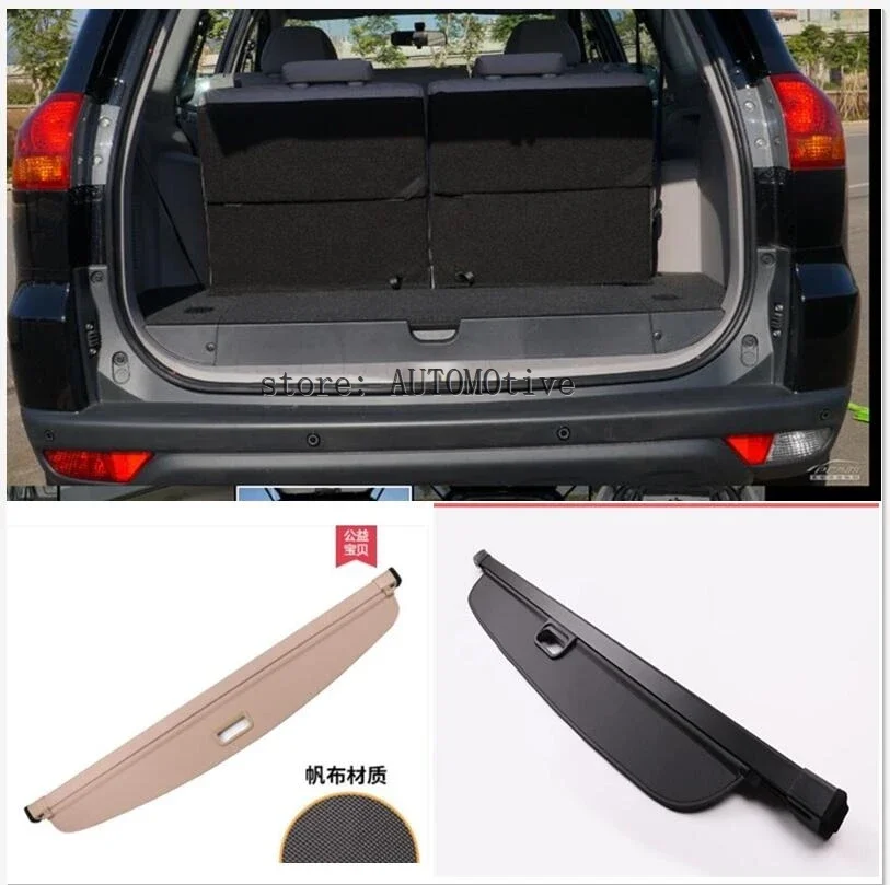 

Top Quality! Rear Trunk Security Shield Cargo Cover Fit For Mitsubishi Pajero Sport 2011 2012 2013 2014