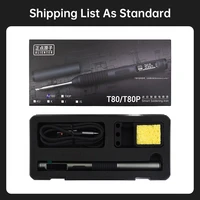 ALIENTEK T80 T80P Smart Soldering Iron PD 65W QC Adjustable Constant Temperature Portable Smart Soldering Iron Kit C245 Tools - Image 6