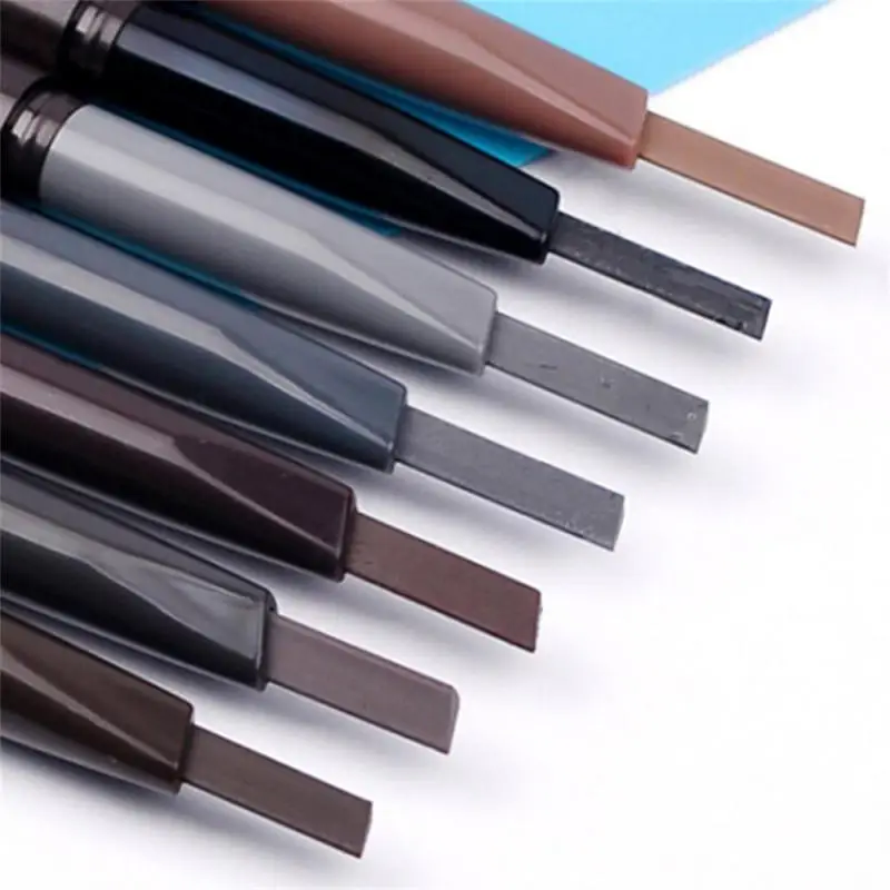 

Natural Makeup Double Heads Automatic Eyebrow Pencil Waterproof Long-lasting Easy Ware Eyebrow Pen With Eyebrow Brush cosmetics