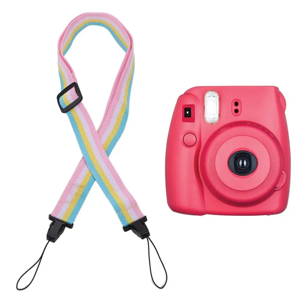 

Rope Neck Shoulder Strap Mobile Phone Neck Belt Shoulder Straps Rainbow Strap Camera Neck Strap Mini Camera Accessory