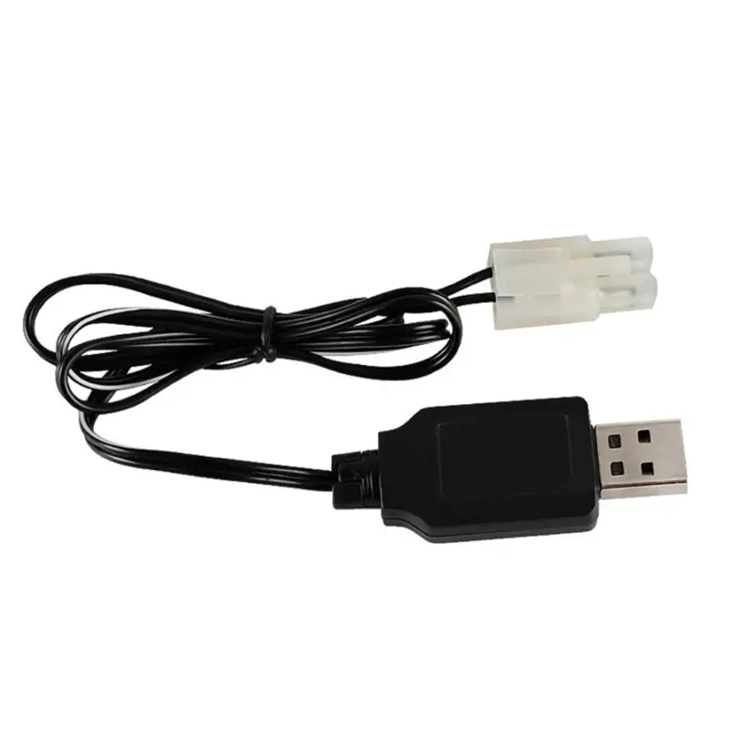 Rechargeable USB Battery Charger Ni-Cd Ni-MH Battery Pack KET-2P Plug Adapter 7.2V 250mA Output RC Toy E56B Durable Part