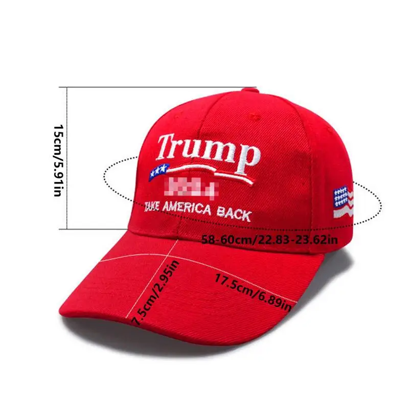 Stylish Trump Cap Embroidered Take America Back USA Baseball Caps Snapback President Hat Embroidery Unisex Sunshade Hat