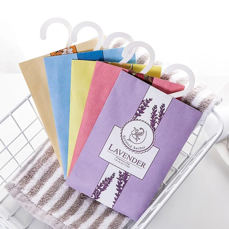 Natural Sachet Aromatherapy Bag Hanging Fragrant Sachet For Wardrobe Closet Car Fragrance Air Freshening Home Supplies 3/6pcs
