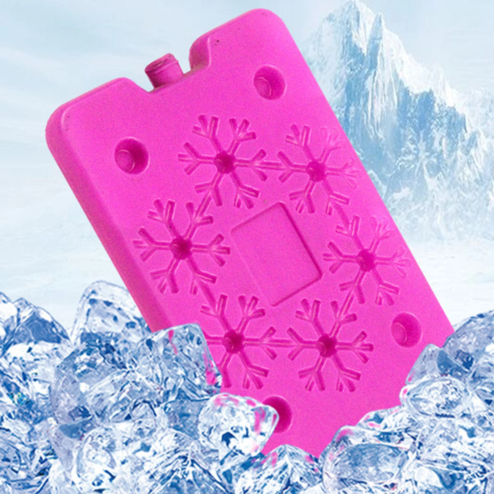Reusable Shipping Frozen Ice Pack Box Heavy Duty Quick Cooling Ice Packs for Office School Outdoor Camping