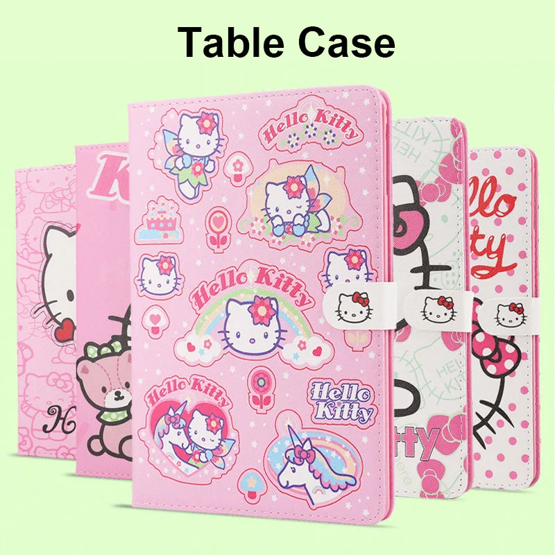 Miniso-case Hello Kitty para Ipad Capa para Pro 11 12.9 Air Mini 10.2 6th 8th 9th ° 10.2 Mini 2023
