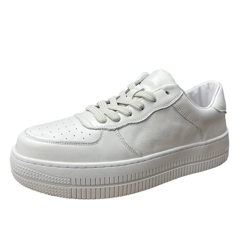 

Summer Boots Thick bottom British Retro Men Shoes Spring Autumn Casual Shoes Leisure Shoes Cowhide Breathable Sneaker Fashion