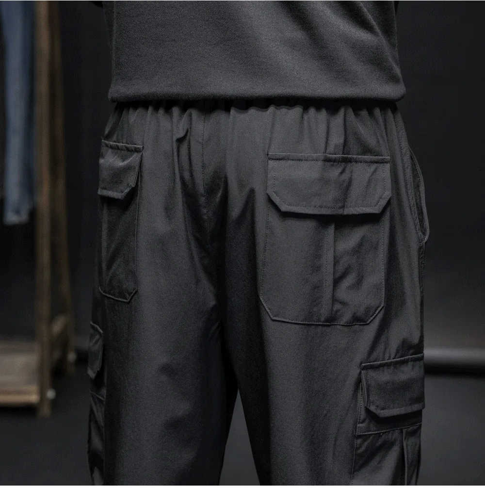 Summer Fishing Pants for Men's Outdoor Sports Breathable Strap Fishing Pants Self Jogging Training Fashion Workwear Men Fishing Pants