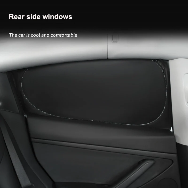 Window Sunshade Side Window Sunshade for Tesla Model Y Privacy Front Rear Windshield Window Shield Screen Sun Visor Camping