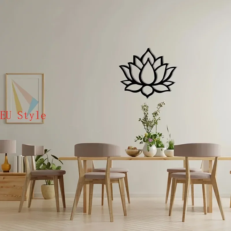 

Lotus Metal Home Decor Art Room Decor Christmas Gifts Home Decoration Scene Decor Metal Wall Hanging Decoration Outdoor deco