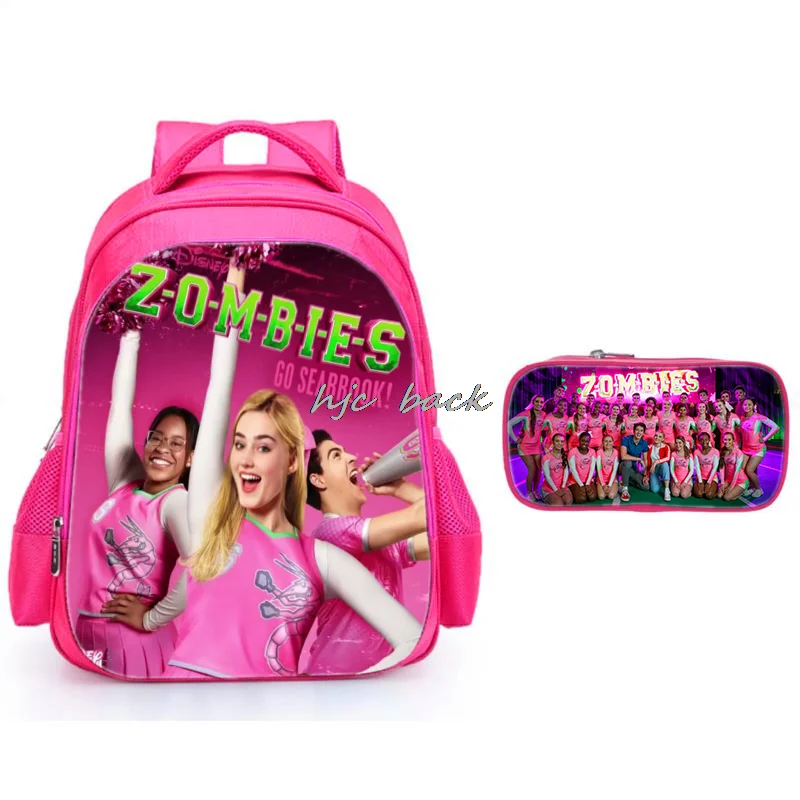 2 Pcs/set Zombies 2 Addison Disney Backpack Kids School Bags For