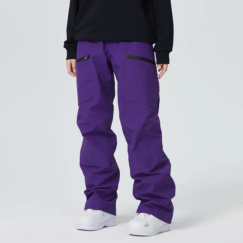 Windproof Alpine Overalls for Men and Women, Outdoor Sport Costumes, Mountain Snow Bib Trousers, Waterproof Warm Ski Pants, 2023 5