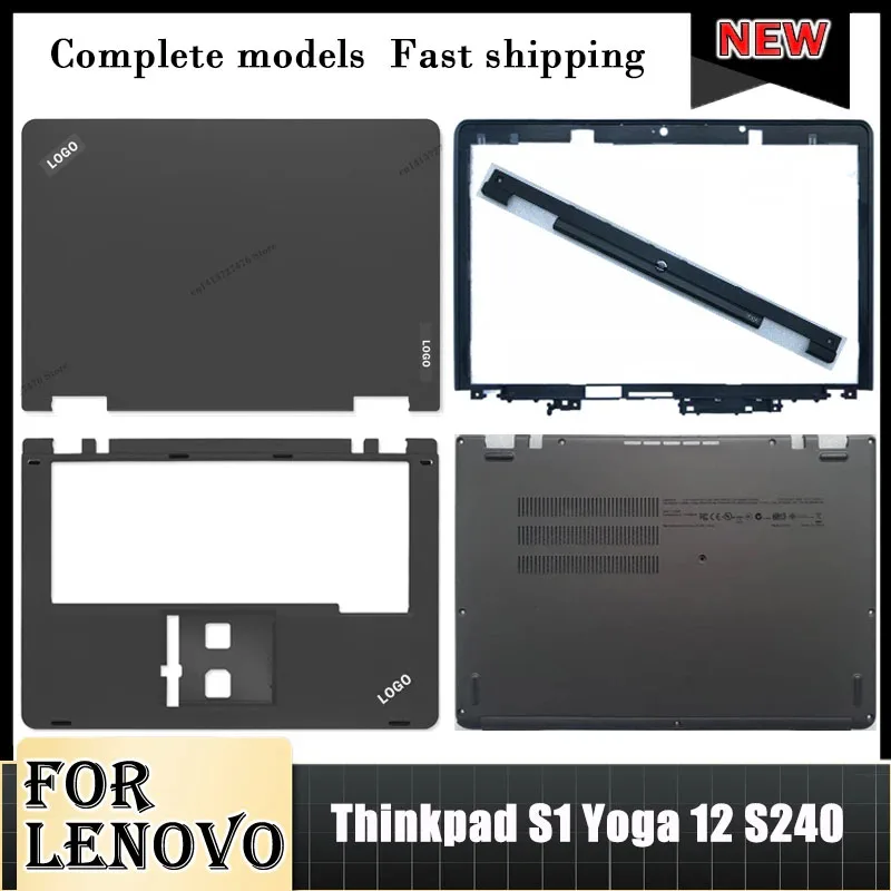Nuovo Originale Per Lenovo Thinkpad S1 Yoga 12 S240 Cover Per Laptop Cover Posteriore Lcd Cornice Anteriore Schermo Bar Palmrest Bottom Case Yoga 12