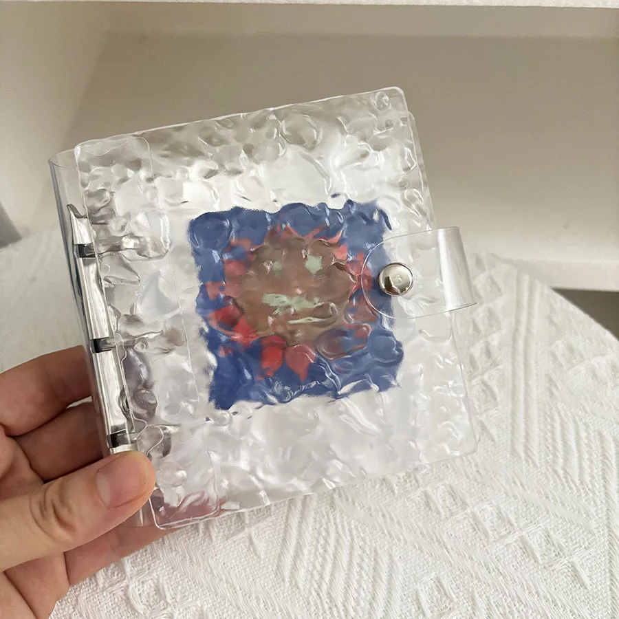 A5 아크릴 물 리플 DIY 바인더 포토 카드 수집 도서 일기 일정 플래너 DIY 커버 앨범 편지지-Freehip.co.kr