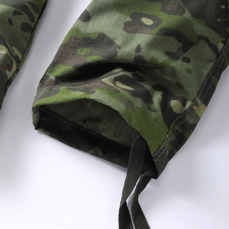Men Combat Pants With Knee Pads Tactical Cargo Sport Trousers Camouflage Multicam Trekking Hunting Clothes（Not belt） 6