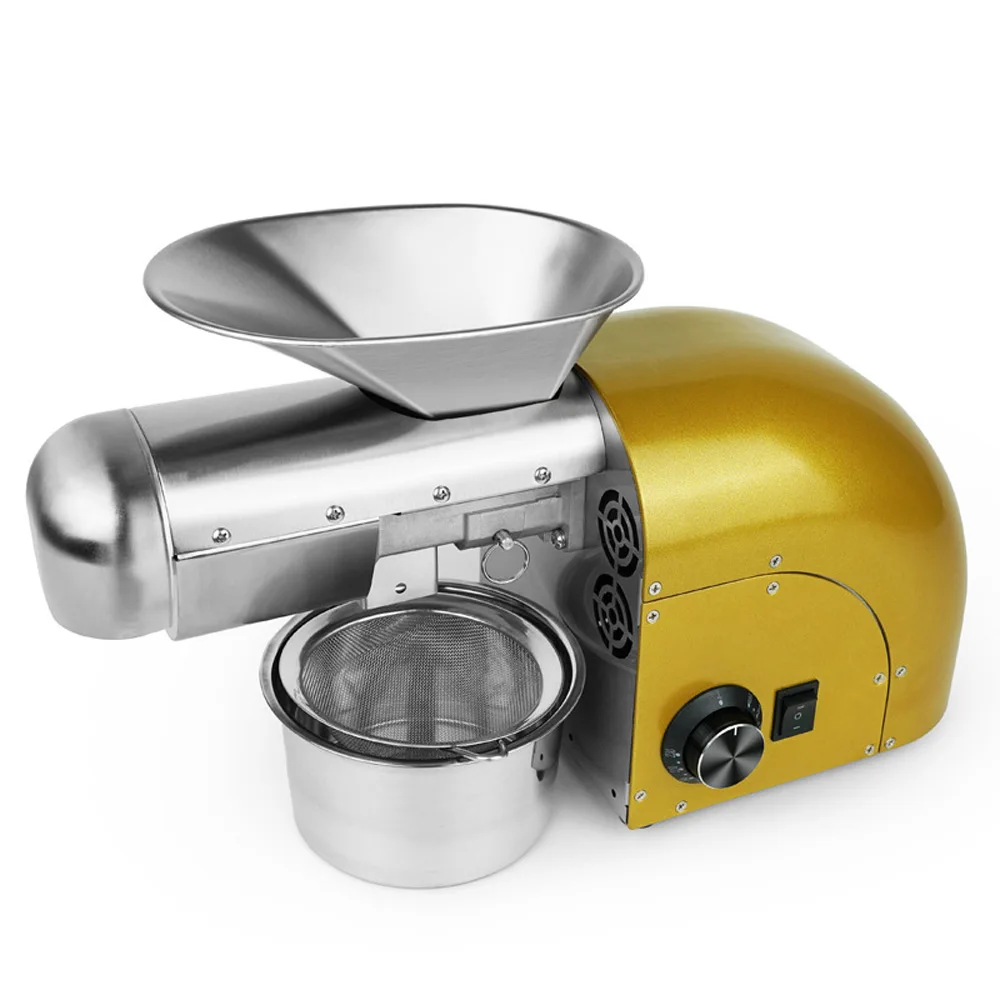 Yunlin Li Stainless Steel Oil Presser with Roasting Frying Function Automatic Commercial Hot and Cold Oil Pressing Machine