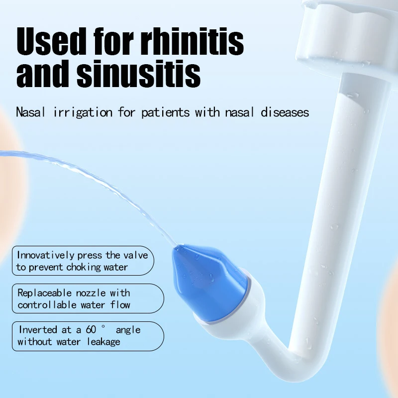 Nose Wash Cleaner Nose Wash Cleaner Nasal Irrigator Rinse Bottle Nose Protector Avoid Allergic Rhinitis Adults Children Neti Pot 300ML 500ML