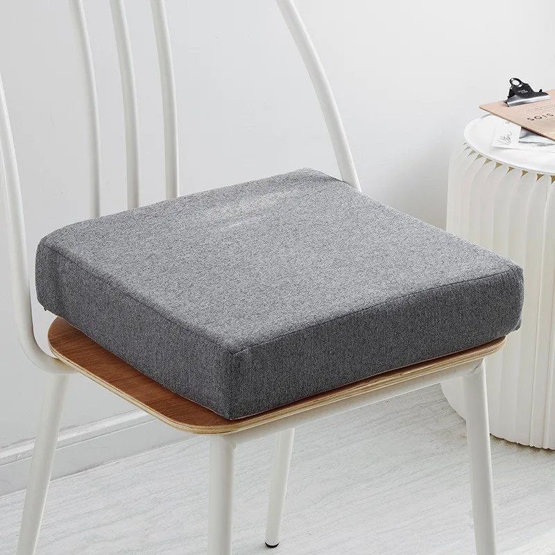 35D High Density Foam Cushion Square Sponge Seat Mat Solid Color Non-Slip  Seat Cushion Chair Back Cushion Soft Protect Hips Mats