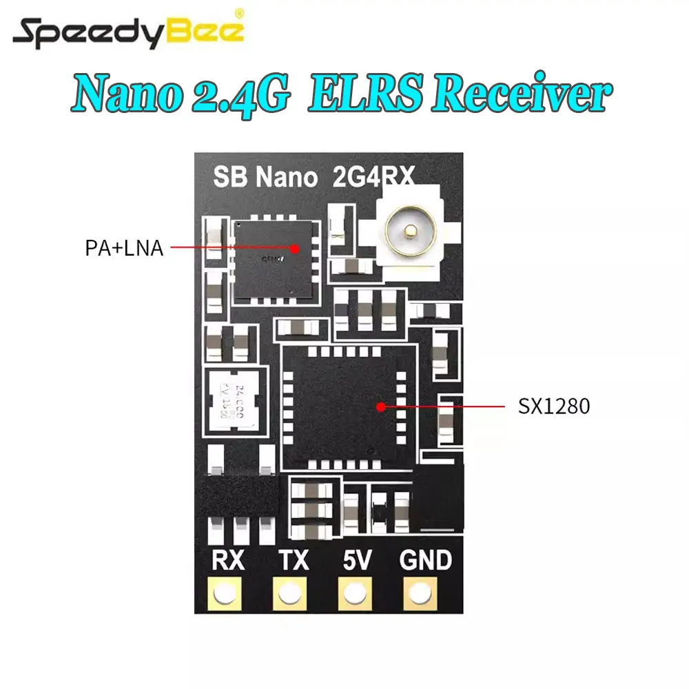 

Ресивер SpeedyBee Nano 2,4G ExpressLRS для FPV дронов большого радиуса действия, запчасти «сделай сам»