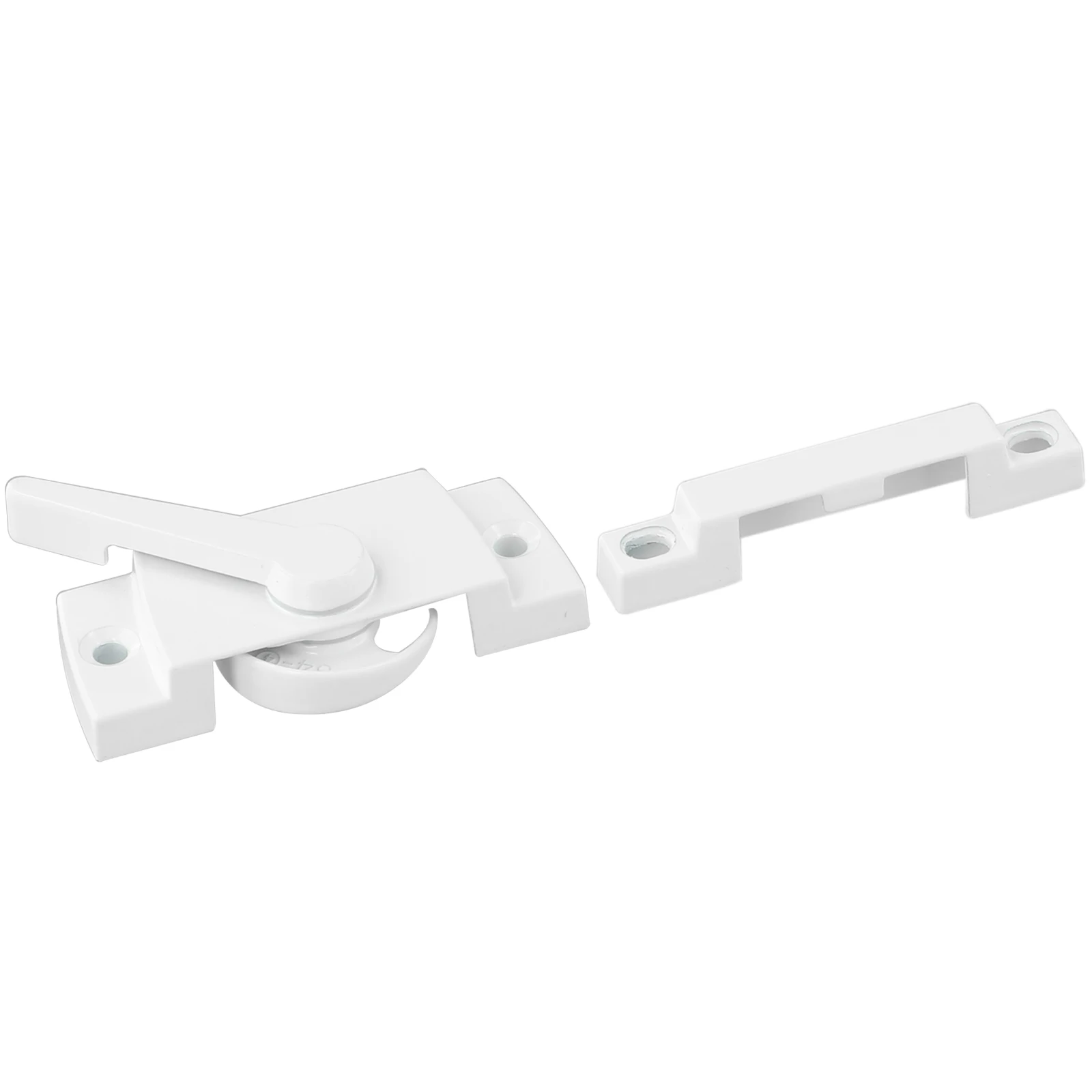 Description Picture 6 of item1pcs Zinc Alloy Sash Lock Sliding Casement Sash Vertical Slider Fitch Catch Lock White Hoem Door Window Hardware