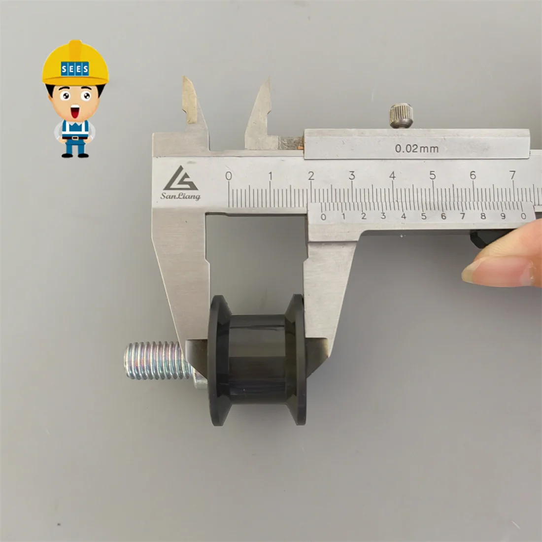 SEES 32*22 엘리베이터 도어 벨트 롤러 아이들러 리턴 슬라이드 소켓 OD 32mm H 22mm L 44mm 자동차 도어 부품