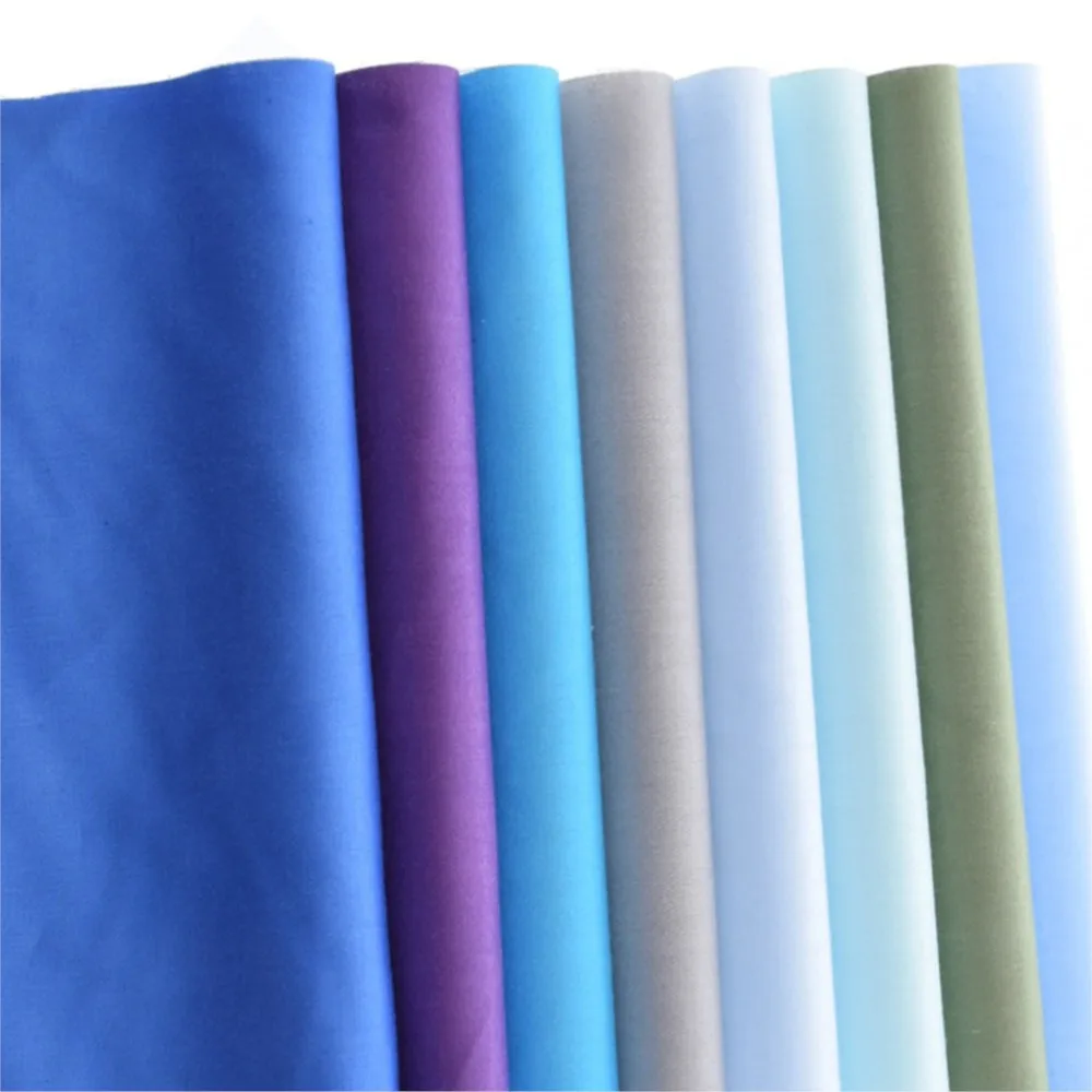 Chainho,Twill Cotton Fabric,Random Mix Solid Color,DIY Sewing Quilting Material,Patchwork Bundle Cloth,20x30cm/Piece,38Pieces