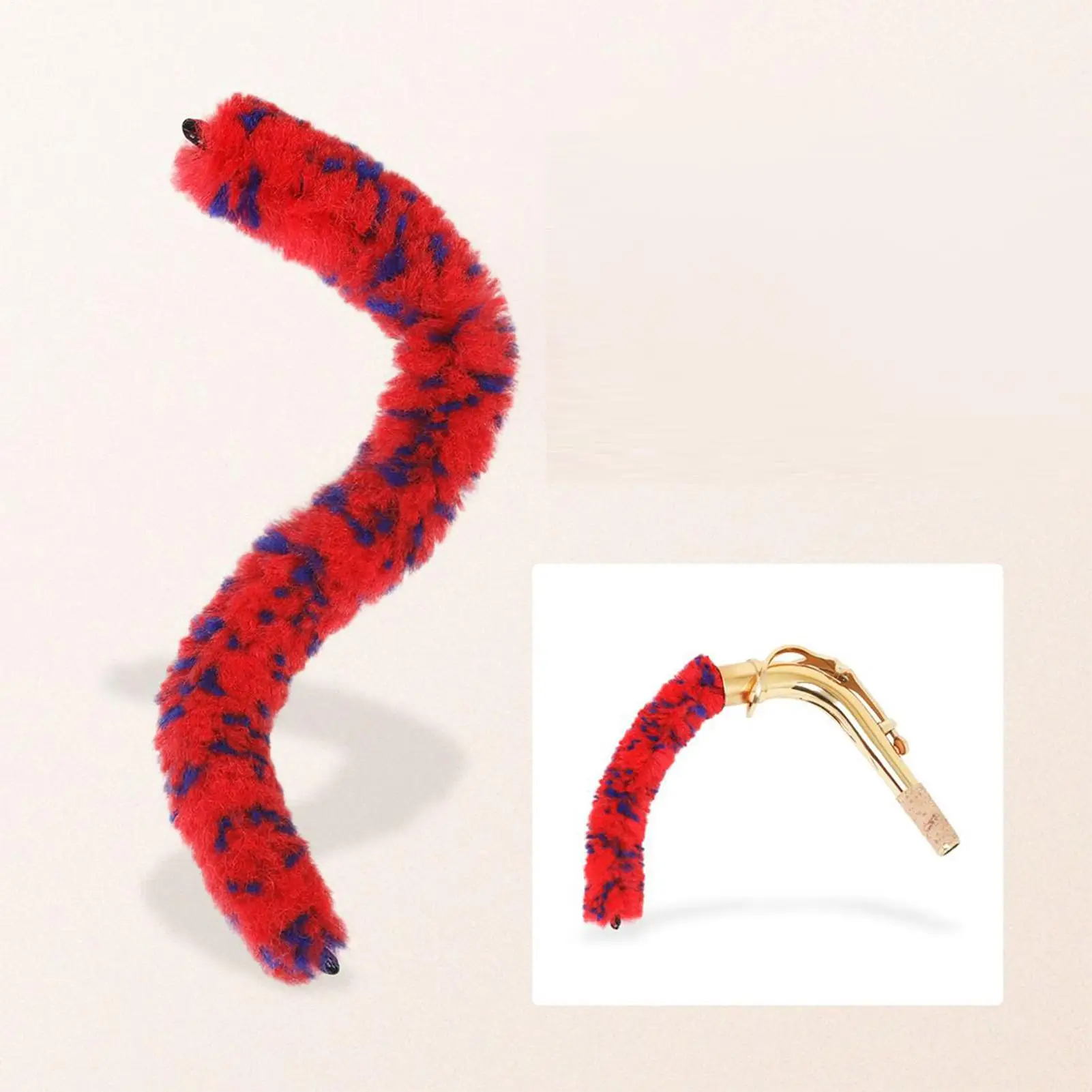 Saxophone Cleaning Brush Saxophone Neck Saver Clean Brushes For Tenor Thread Pad Saver Cleaner Bend Duster Maintain Care Tool