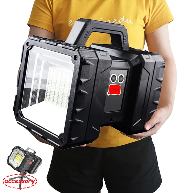 LED-Taschenlampe xhp100 9-Core super helle wiederauf ladbare Doppelkopf- Suchscheinwerfer Handheld xhp 70,2 Arbeits scheinwerfer Flutling -  AliExpress