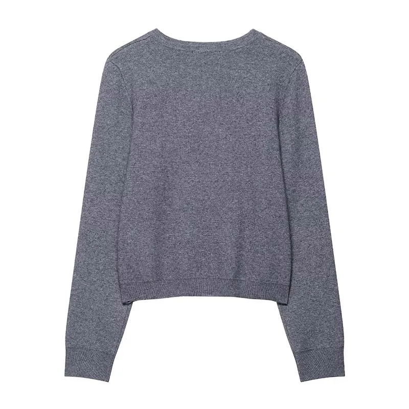 Chic Elegant Bead Women Cardigan O-Neck Long Sleeve Knitted Cardigans For Women Fashion 2025 Autumn Winter Sweater Knitwear Coat