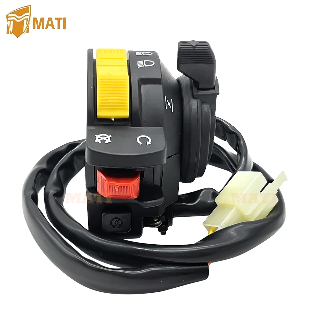 Interruttore Manubrio Sinistro Start Stop Faro Per Suzuki King Quad Kingquad Quadrunner 300 250 500 Lt-F300F 37400-19B13