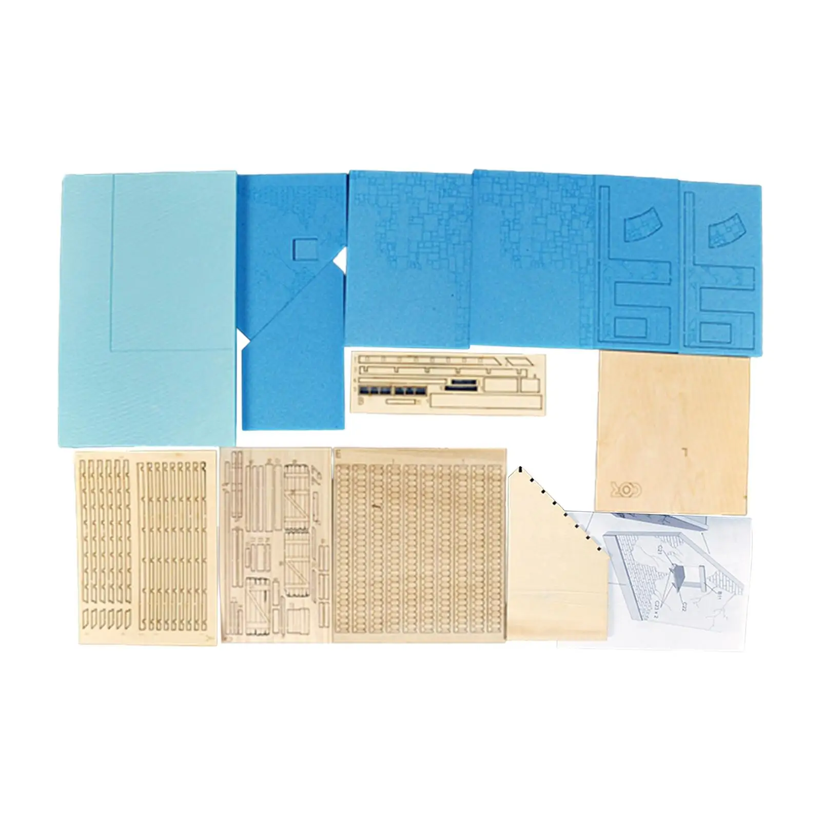 1/35 유럽 스타일 하우스 건축 조립식 DIY 목재 레이아웃 디오라마