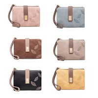 Small Wallet for Women PU Leather Coin Purse Card Holder Gift for Birthday Christmas Thanksgiving Day 1